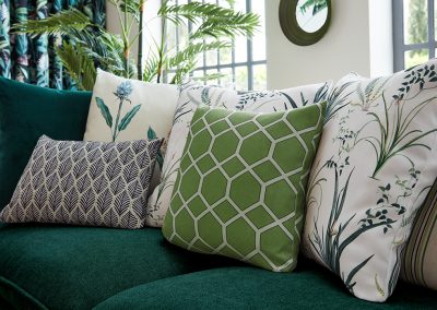 Emerald cushion detail