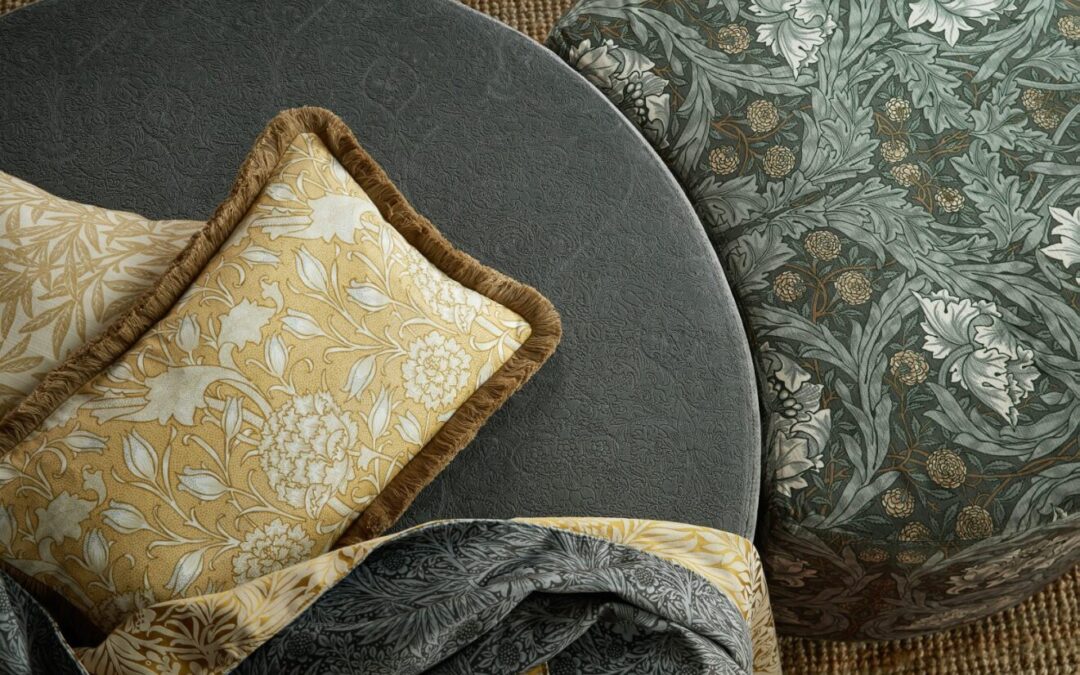 William Morris Fabrics Range from the Actual Archives of the Great Designer.
