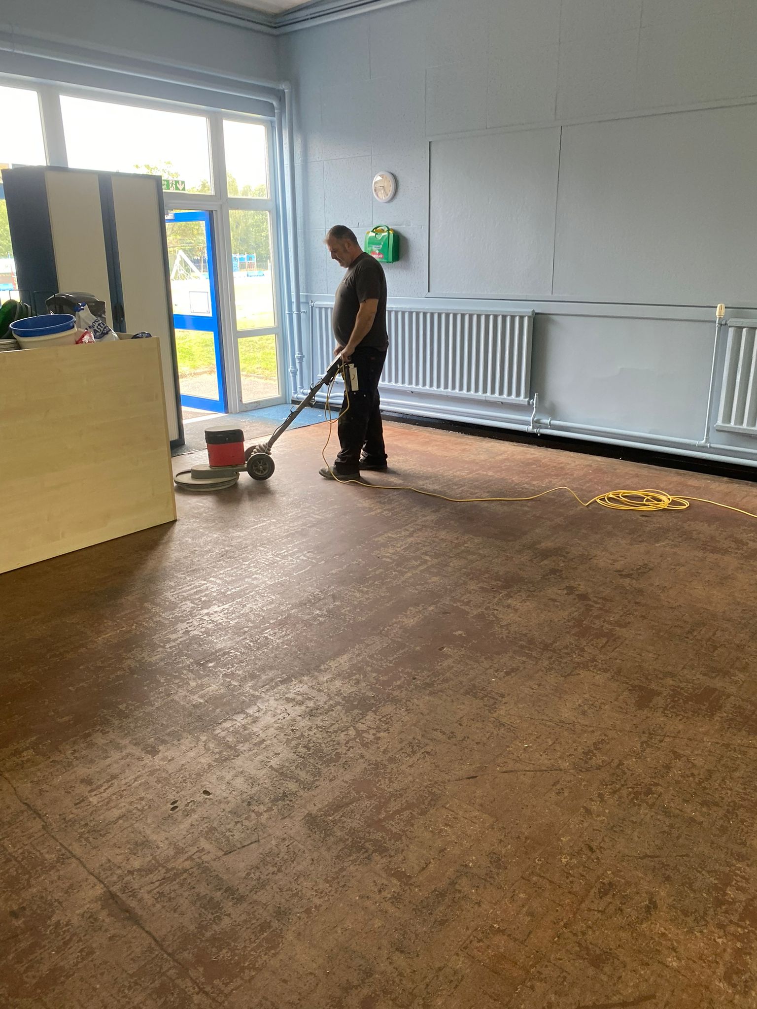Sub Floor preparation for school canteen flooring